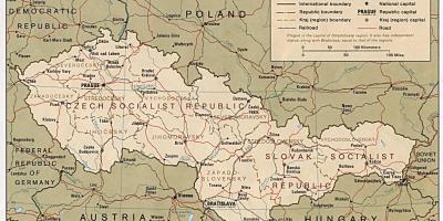 Carte de la Tchécoslovaquie en 1918