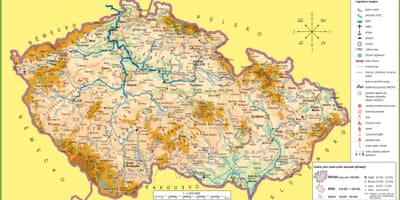 Carte de la république tchèque