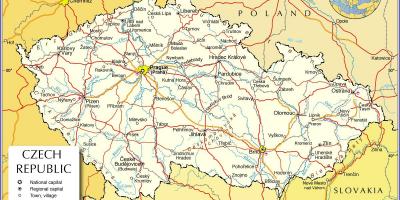 République de Tchécoslovaquie carte